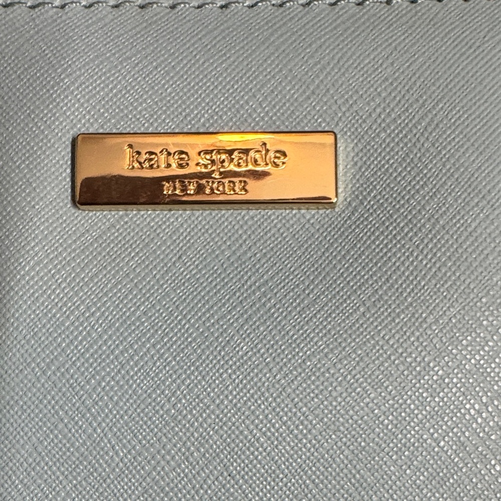 Kate Spade Gold Accent Gray Bag